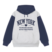 Load image into Gallery viewer, AZ New York Kind People Heavyweight Hoodie (Two-Tone)