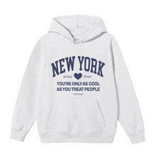 Load image into Gallery viewer, AZ New York Kind People Heavyweight Hoodie (Two-Tone)