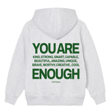 Load image into Gallery viewer, Enough List Heavyweight Hoodie (Puff Print)
