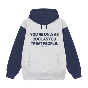 ***Almost Gone!*** Kind People Are Cool Heavyweight Hoodie (Two-Tone)