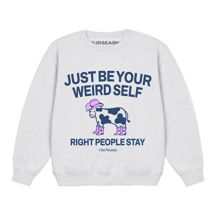 ****Almost Gone!**** Weird Cowboy Cow Crewneck