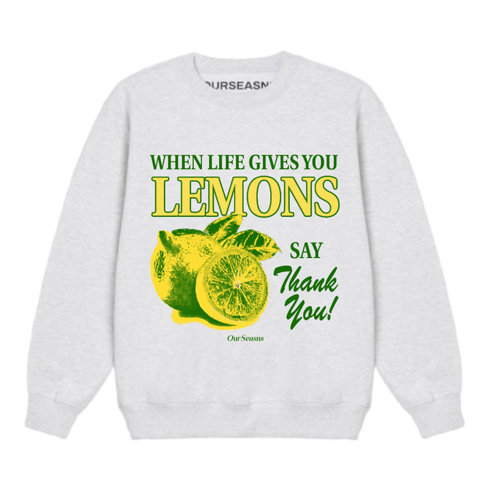 ****Almost Gone!**** Thank You For The Lemons! Crewneck