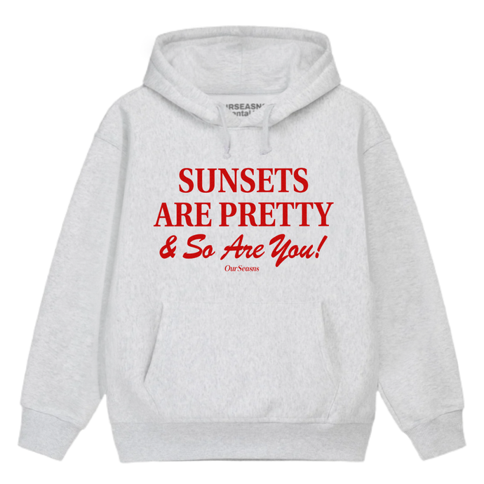 Sunsets Are Pretty Heavyweight Hoodie