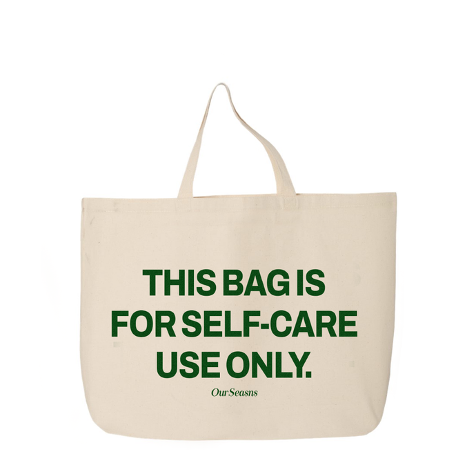For Self-Care Use Only Jumbo Tote Bag