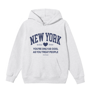 ***Almost Gone!*** New York Kind People Heavyweight Hoodie (Two-Tone)