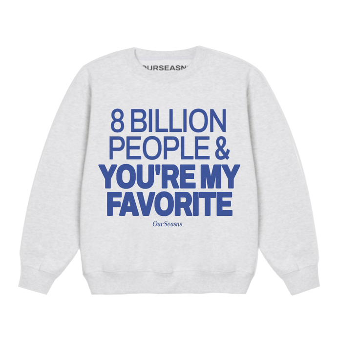8 Billion People Crewneck