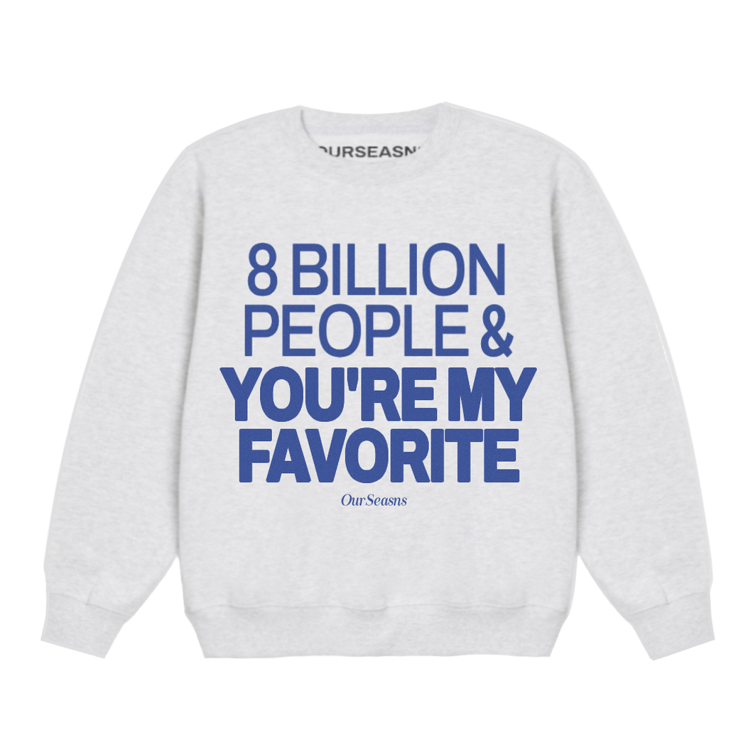 8 Billion People Crewneck