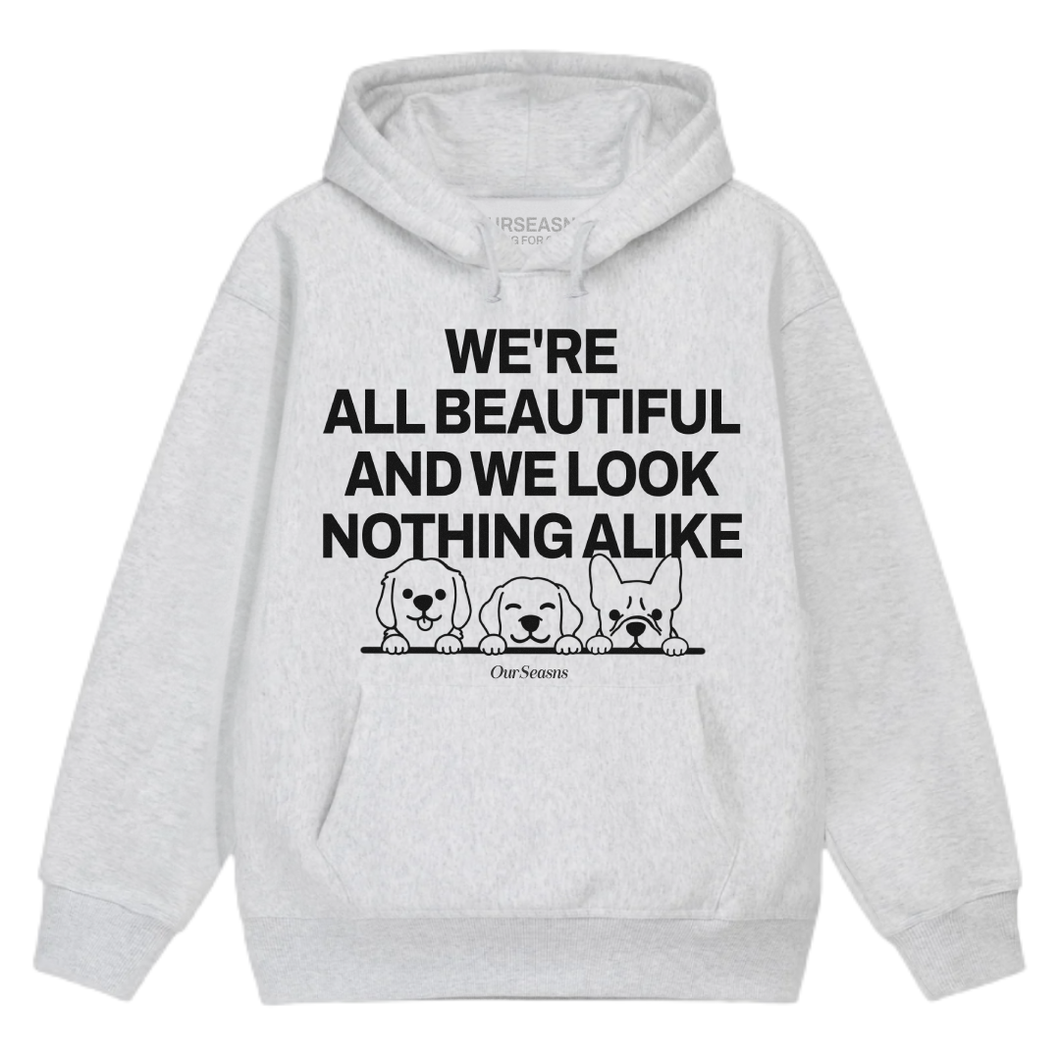 **Almost Gone!** We're All Beautiful Heavyweight Hoodie