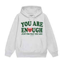 Load image into Gallery viewer, Green Enough Happy Heart Heavyweight Hoodie