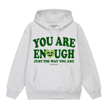 Load image into Gallery viewer, *Almost Gone!* Green Enough Happy Heart Heavyweight Hoodie