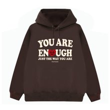 Load image into Gallery viewer, **New** Enough Happy Heart Heavyweight Hoodie