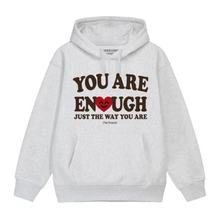 Load image into Gallery viewer, **New** Enough Happy Heart Heavyweight Hoodie