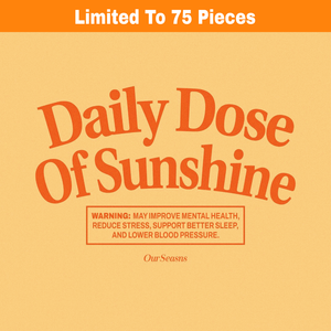 *Almost Gone!* Daily Dose of Sunshine Heavyweight Hoodie (Orange)