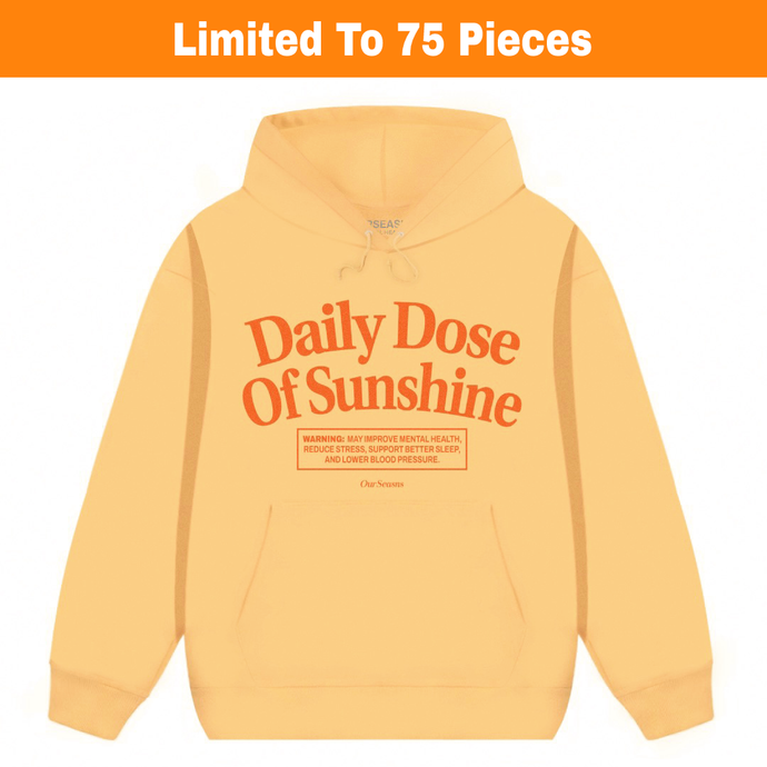*Almost Gone!* Daily Dose of Sunshine Heavyweight Hoodie (Orange)