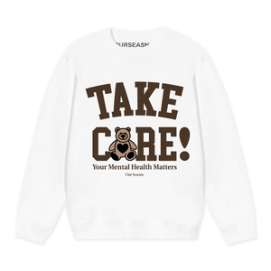 Take Care Teddy Crewneck (Fall Brown)