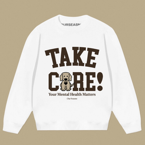 AZ Take Care! Dog Crewneck (Ash)