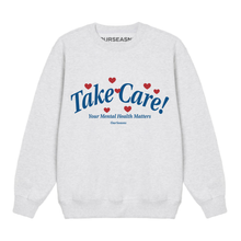 Load image into Gallery viewer, AZ Take Care! Heart Crewneck