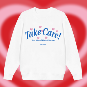 AZ Take Care! Crewneck (Puff Print)